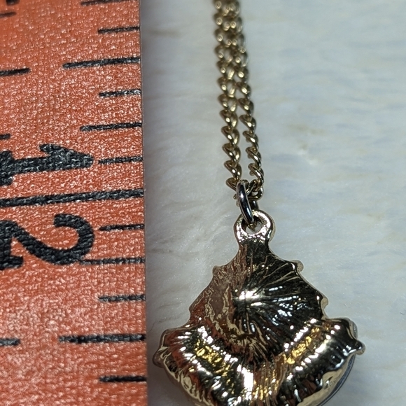 Vintage Rock Box Goldtone Rhinestone/Tassel Pendant Necklace - Picture 8 of 10